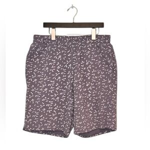 🌺 Indigo Rein Men's Purple Patterned Shorts, Size L